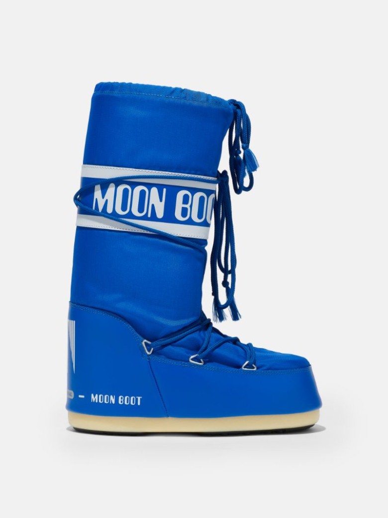 MOON BOOT ICON ELECTRIC NYLON Nylon Stiefel Kinder Blau | Schweiz UQA-380947