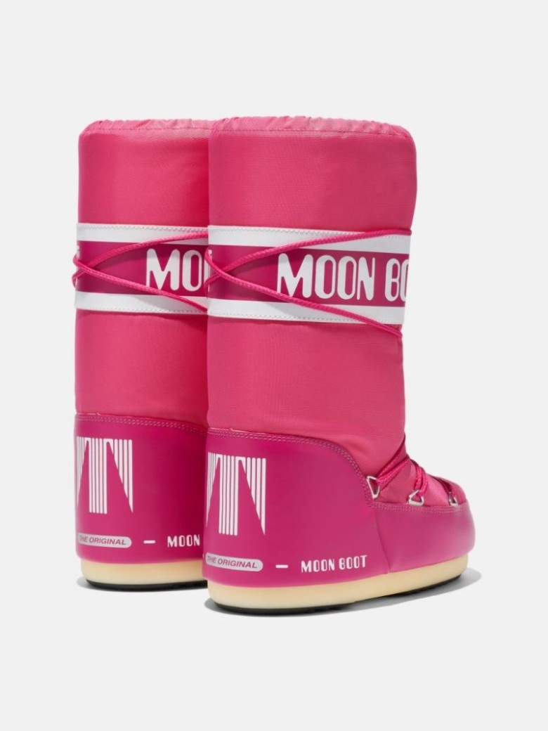 MOON BOOT ICON HOT NYLON Schneestiefel Kinder Rosa | Schweiz HUN-015384