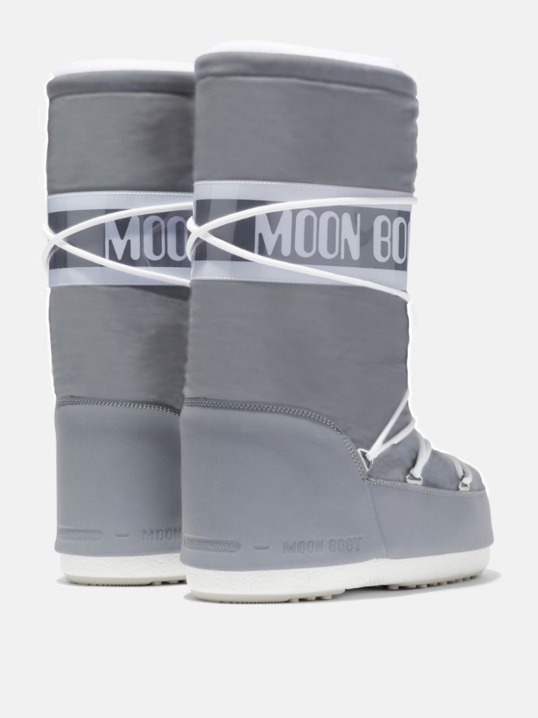 MOON BOOT ICON REFLEX Schneestiefel Kinder Grau Silber | Schweiz ECF-879461