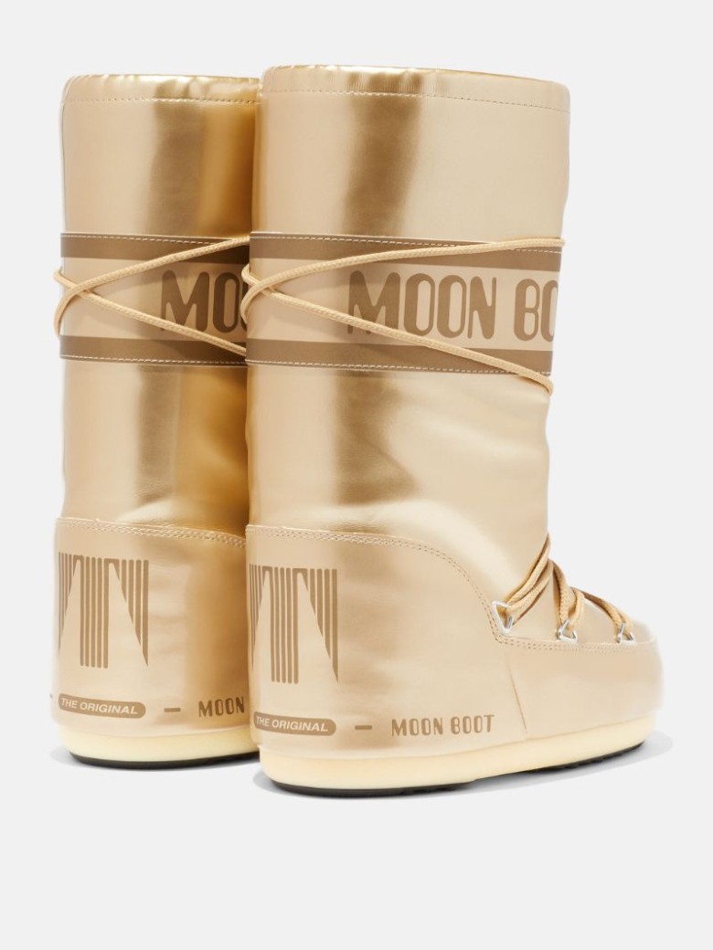 MOON BOOT ICON VINYL Schneestiefel Damen Gold | Schweiz FQS-052487