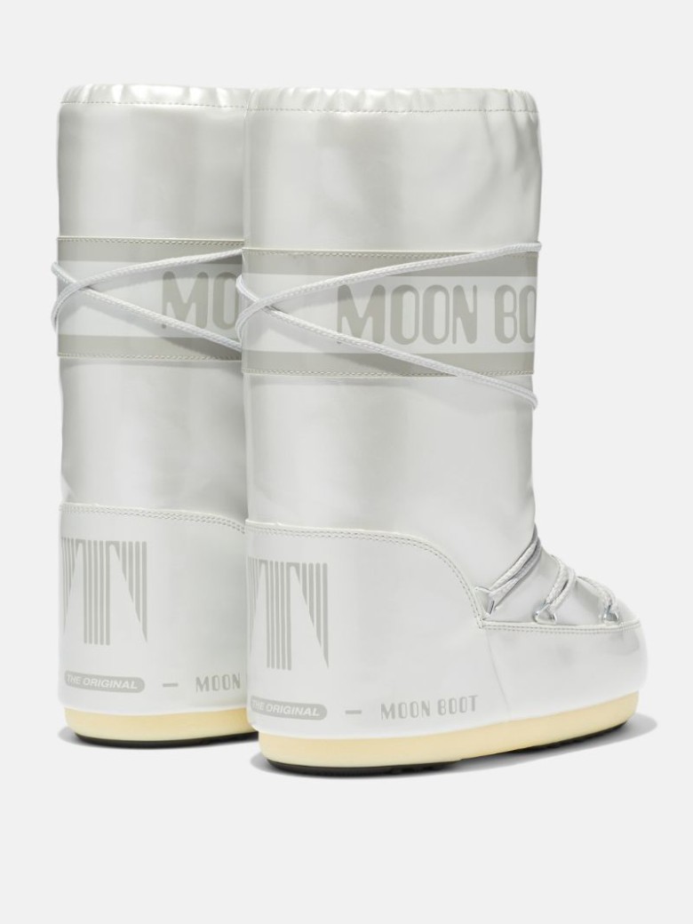 MOON BOOT ICON VINYL Schneestiefel Damen Weiß | Schweiz NPM-752631