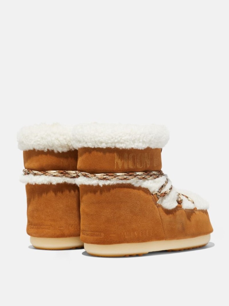 MOON BOOT LAB69 MARS SHEARLING Schneestiefel Damen Weiß | Schweiz KUM-519624