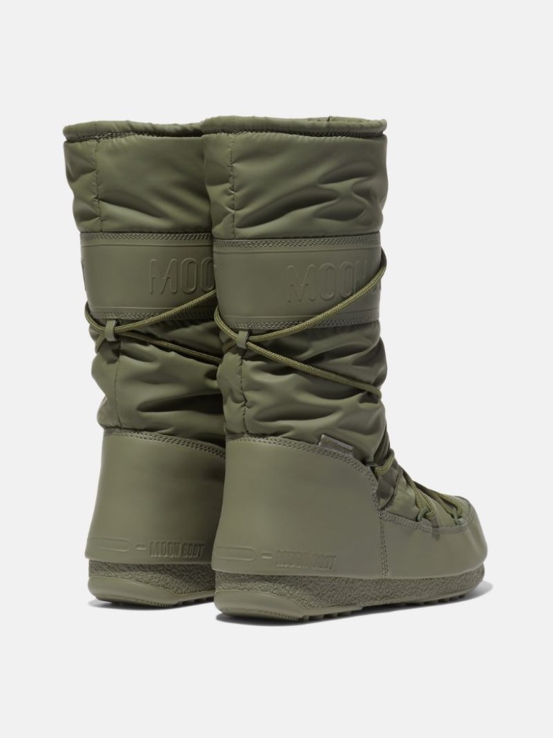 MOON BOOT PROTECHT HI-TOP RUBBER Gummistiefel Damen Grün Khaki | Schweiz WQN-468210