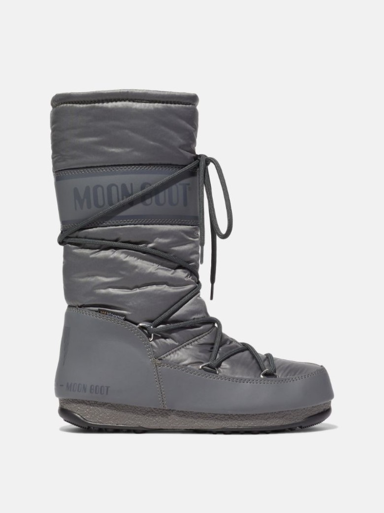 MOON BOOT PROTECHT HI-TOP Schneestiefel Damen Grau | Schweiz CTD-867210