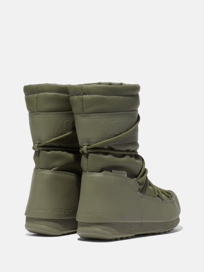 MOON BOOT PROTECHT MID RUBBER Gummistiefel Damen Grün Khaki | Schweiz HFB-803725