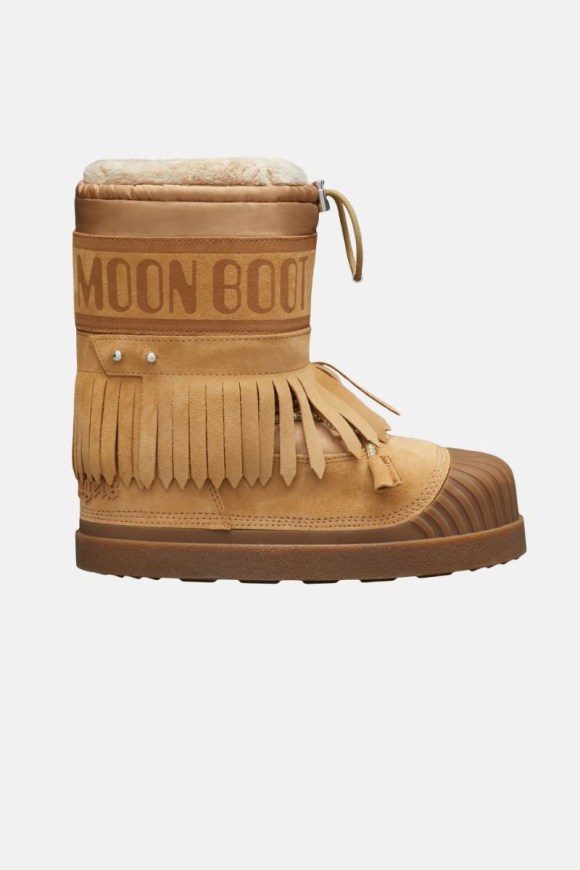 MOON BOOT 8 Moncler Palm Angels Tan Schneestiefel Damen Braun | Schweiz GDP-347852