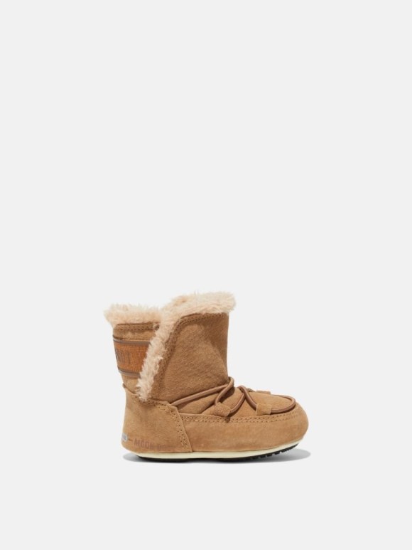 MOON BOOT CRIB TAN SUEDE Schneestiefel Kinder Braun | Schweiz XOK-312470