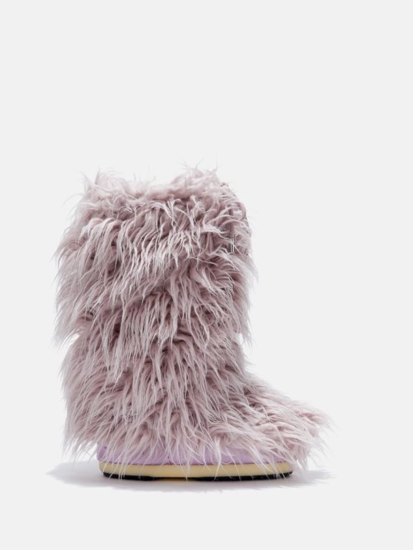 MOON BOOT Faux-Fur Icon Covers Schneestiefel Damen Rosa | Schweiz CFJ-712940