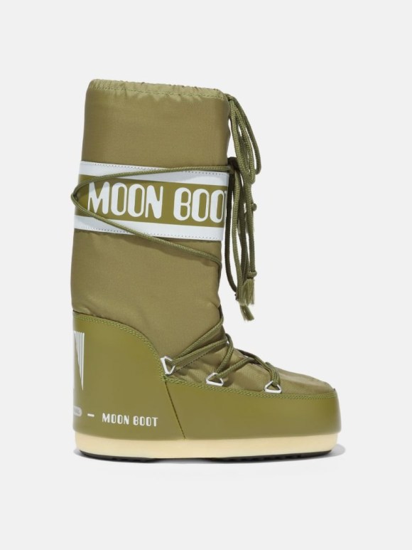 MOON BOOT ICON NYLON Nylon Stiefel Kinder Grün Khaki | Schweiz KBF-892053