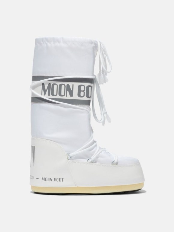 MOON BOOT ICON NYLON Schneestiefel Kinder Weiß | Schweiz CSO-083971