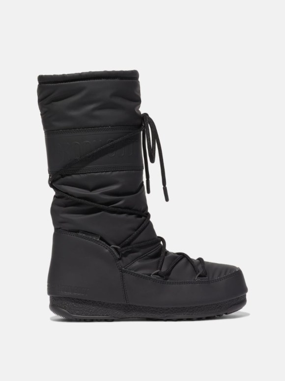 MOON BOOT PROTECHT HI-TOP RUBBER Gummistiefel Damen Schwarz | Schweiz NFA-825904